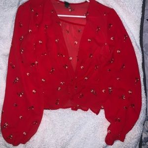 WF top with knotted front